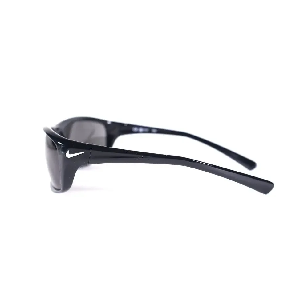Nike Adrenaline Wraparound Sport Performance Mens Sunglasses-Black / Grey-NWT